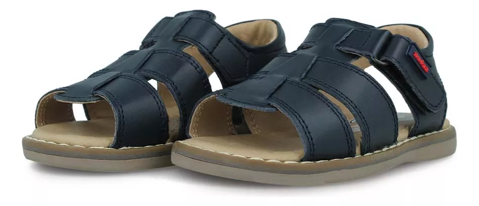 Foto 4 | Sandalia Huarache Audaz 100802-h Niño Casual Piel Azul