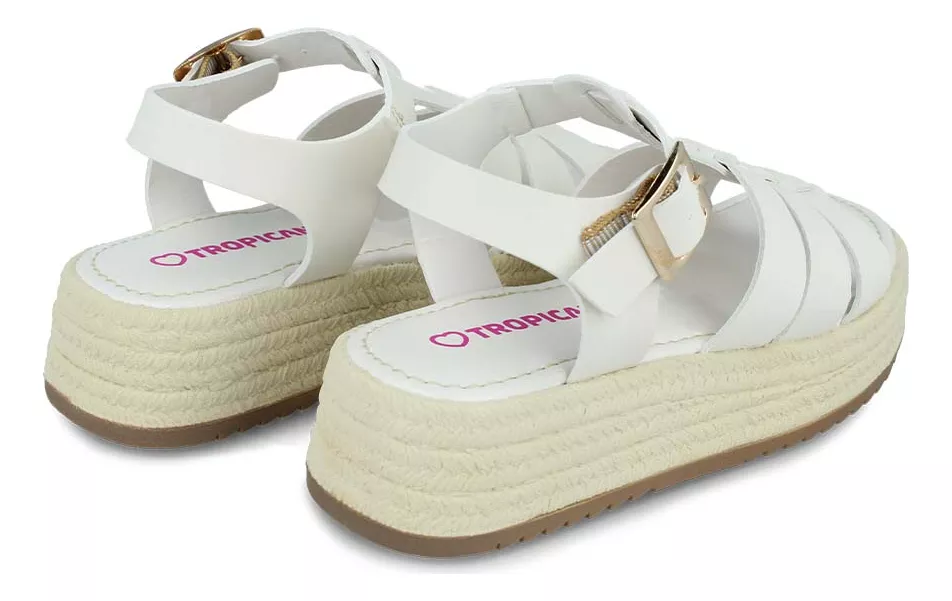 Foto 4 | Sandalia Huarache Tropicana Frozen Tr260006 Casual Niña Sintético Beige