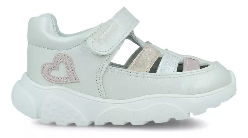 Sandalia Huarache Coqueta 973302-y Niña Sintético Casual Perla