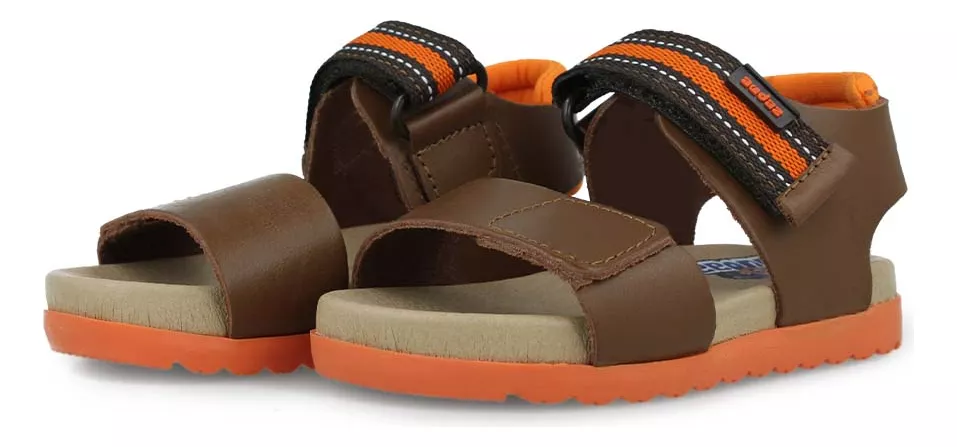 Foto 4 | Sandalia Huarache Audaz 101706-n Niño Casual Piel Nuez