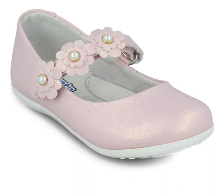 Foto 2 | Flats Coqueta 123205-i Niña Balerina Casual Piel Rosa