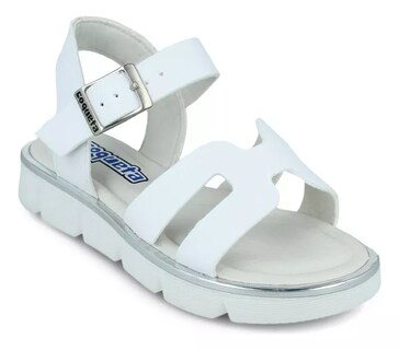 Foto 2 | Sandalia Huarache Coqueta 112900-b Niña Casual Sintético Blanco