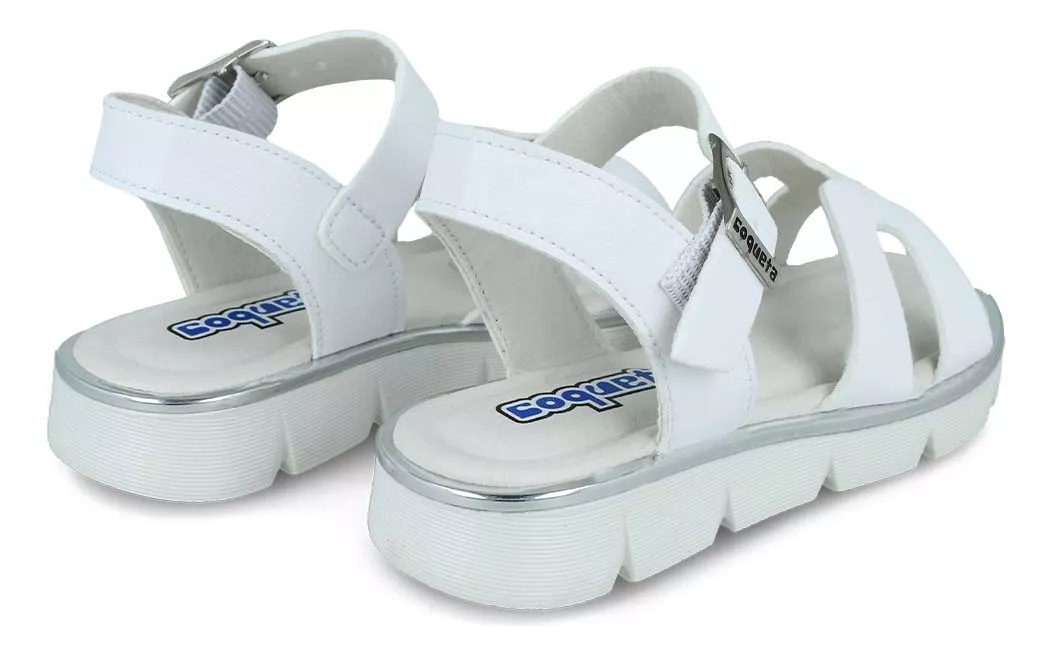 Foto 4 | Sandalia Huarache Coqueta 112900-b Niña Casual Sintético Blanco