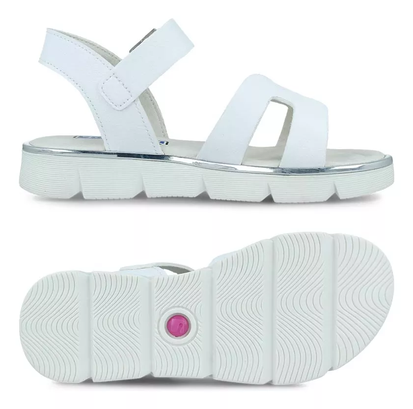 Foto 5 | Sandalia Huarache Coqueta 112900-b Niña Casual Sintético Blanco