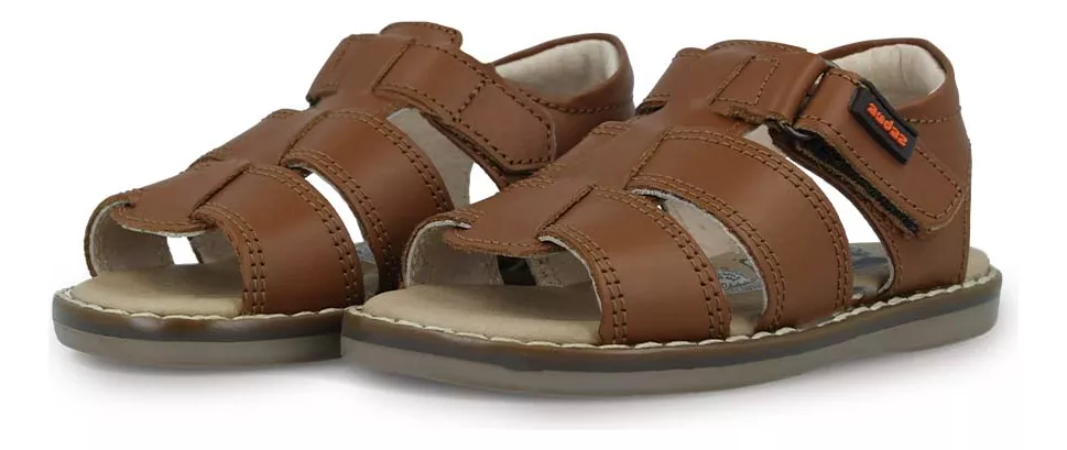 Foto 4 | Sandalia Huarache Audaz 100802-m Niño Casual Piel Miel