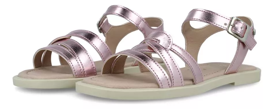 Foto 3 | Sandalia Huarache Elefante 14859-001 Niña Sintético Rosa Casual