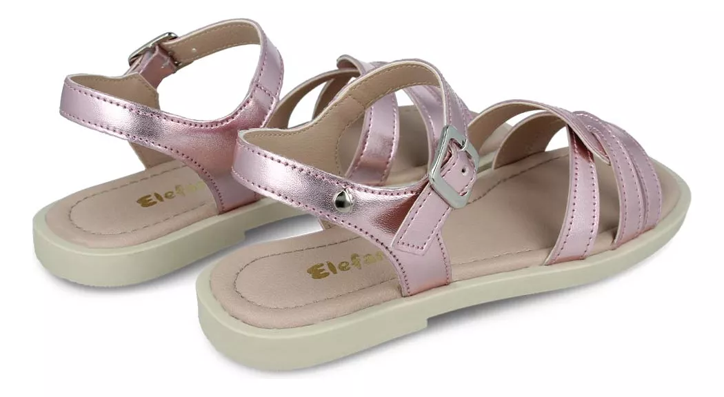 Foto 4 | Sandalia Huarache Elefante 14859-001 Niña Sintético Rosa Casual