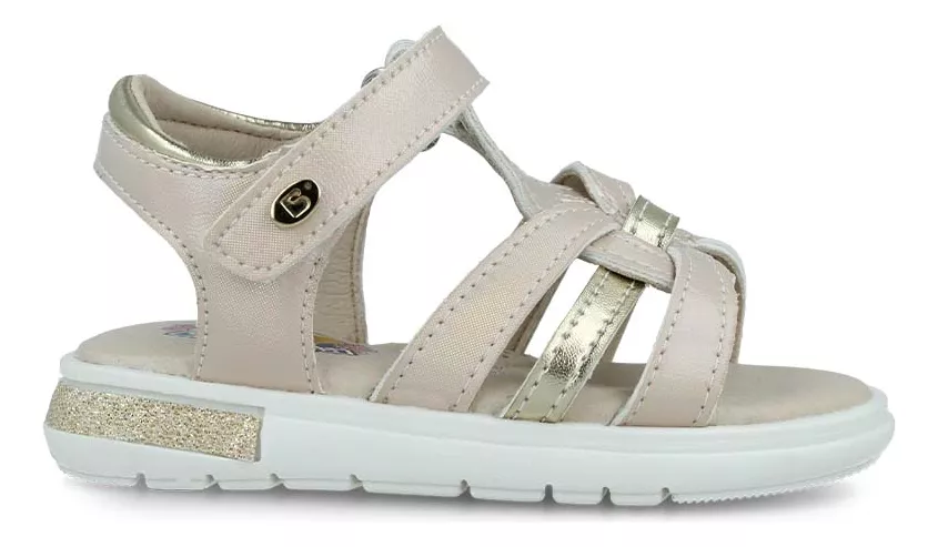 Foto 1 | Sandalia Huarache Coqueta 103902-s Niña Sintético Oro