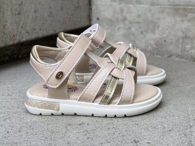 Foto 3 | Sandalia Huarache Coqueta 103902-s Niña Sintético Oro