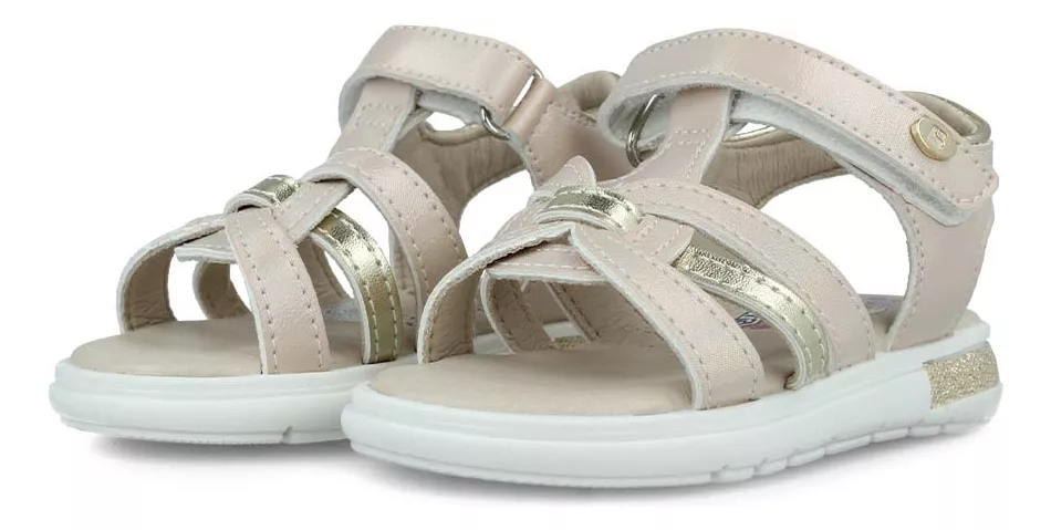 Foto 5 pulgar | Sandalia Huarache Coqueta 103902-s Niña Sintético Oro