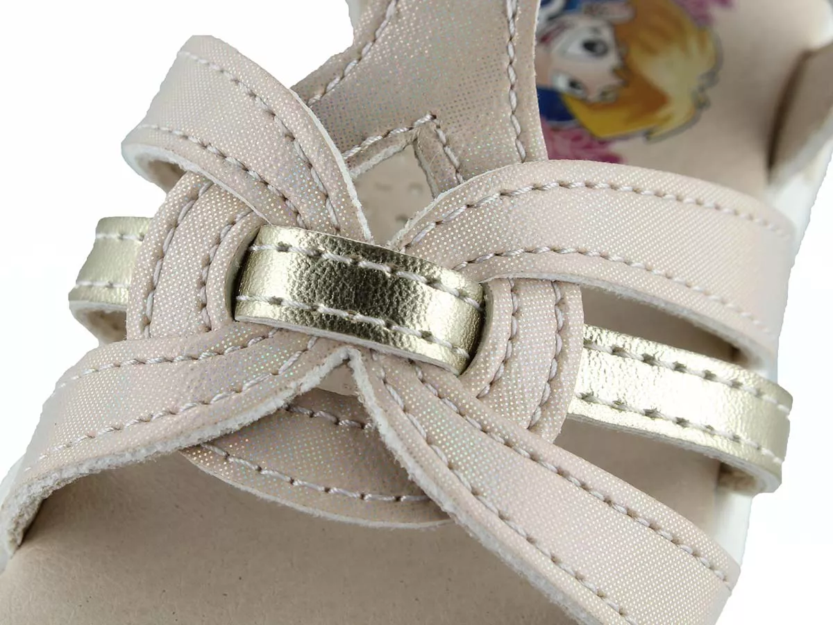Foto 7 | Sandalia Huarache Coqueta 103902-s Niña Sintético Oro