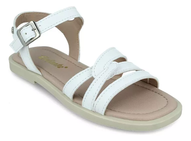 Foto 2 | Sandalia Huarache Elefante 14859-006 Niña Casual Blanco Sintético