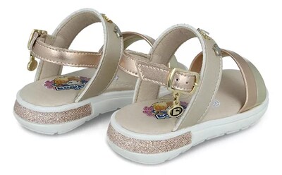 Foto 5 | Sandalia Huarache Coqueta 103901-l Niña Sintético Beige