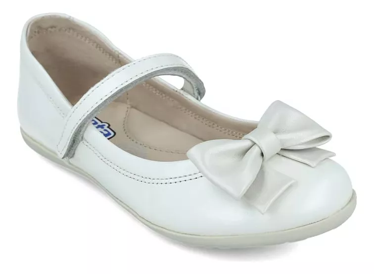 Foto 2 | Flats Coqueta 123200-y Niña Piel Balerina Casual Perla