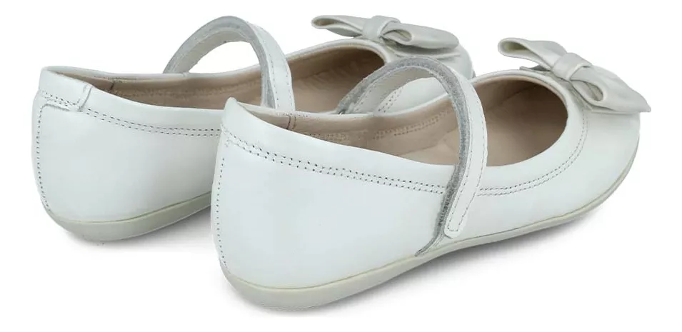 Foto 5 | Flats Coqueta 123200-y Niña Piel Balerina Casual Perla