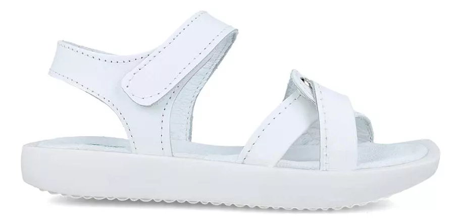 Foto 2 pulgar | Sandalias Huaraches Zapakids 93755-cx1 Zapatos Niña Piel Blanco