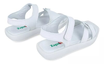 Foto 4 | Sandalias Huaraches Zapakids 93755-cx1 Zapatos Niña Piel Blanco