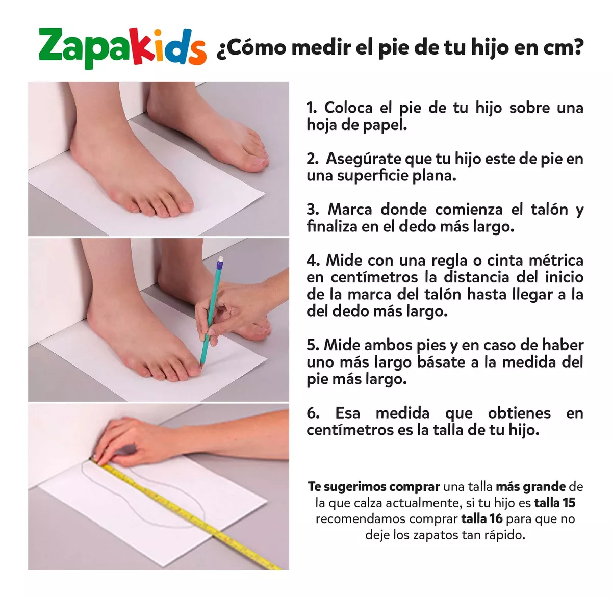 Foto 7 pulgar | Sandalias Huaraches Zapakids 93755-cx1 Zapatos Niña Piel Blanco