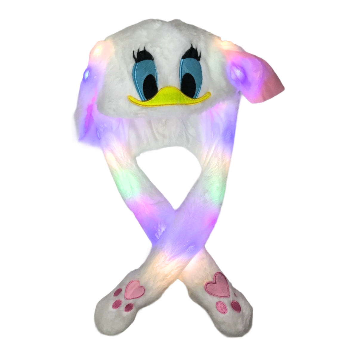 Foto 2 pulgar | Gorro Valiz Yk2301 Blanco con Luz Led