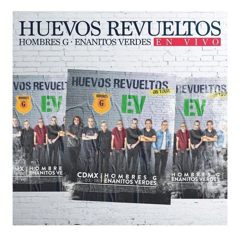 Hombres G & Enanitos Verdes Huevos Revueltos en Vivo 2cd+dvd Sony Music