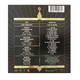 Foto 3 | Rammstein Volkerball Digipack Disco Cd + Dvd Universal Music