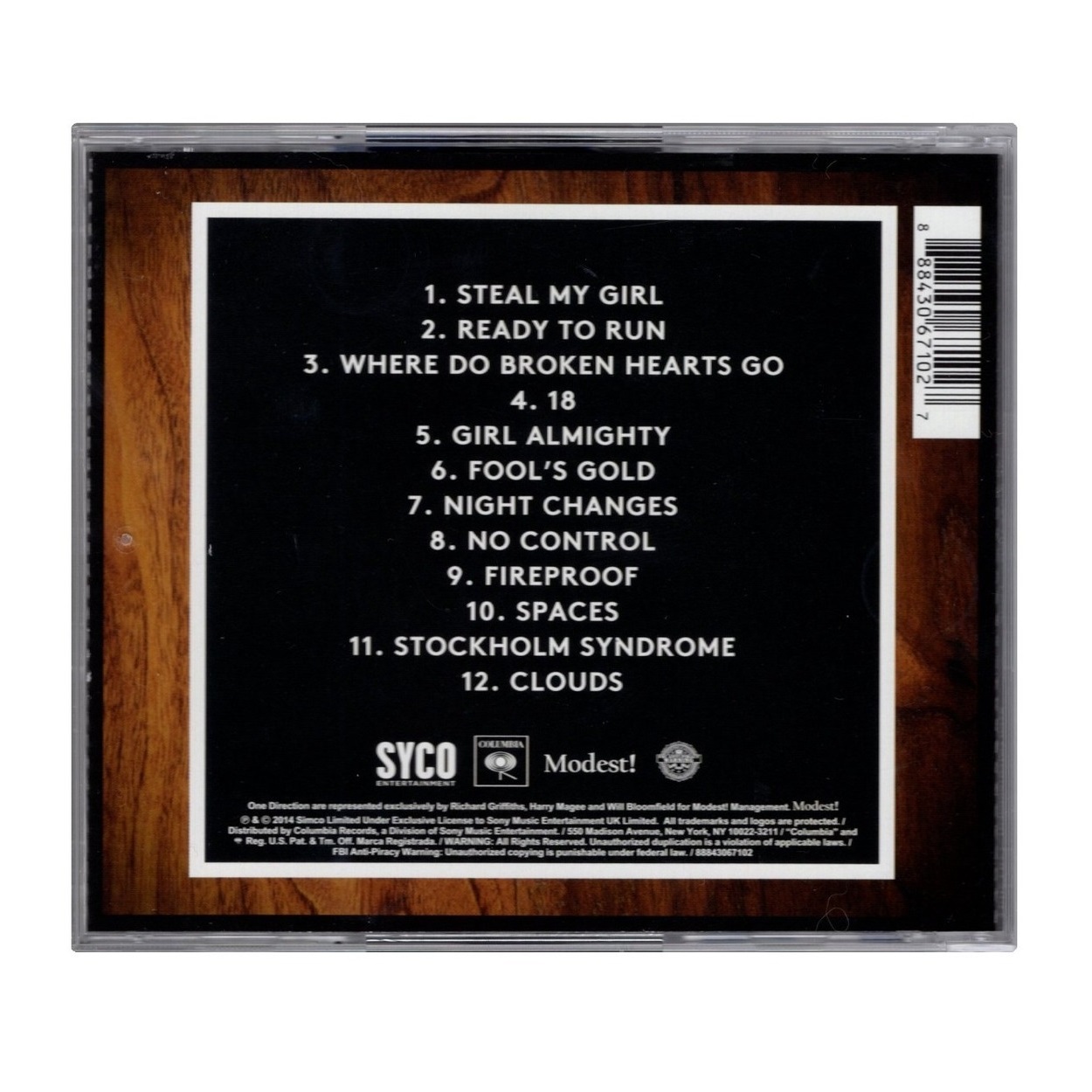 Foto 4 pulgar | One Direction Four Cd Con 12 Canciones + Bonus Track Sony Music