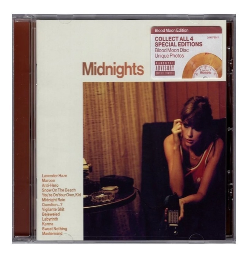 Foto 2 pulgar | CD Taylor Swift Midnights Blood Moon Edition