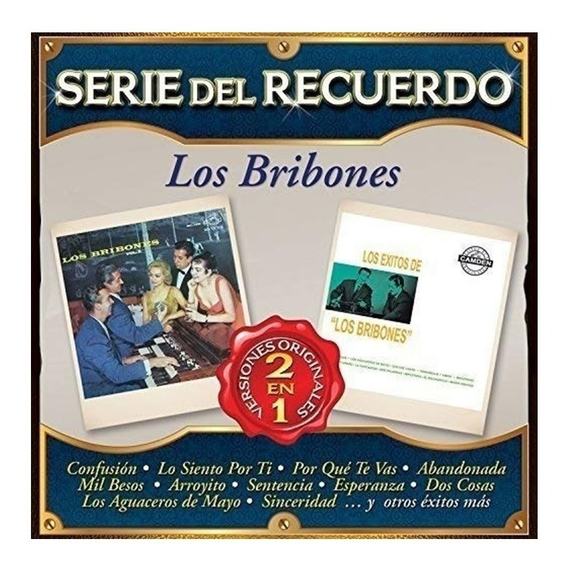 2 Discos CD Sony Music Serie del Recuerdo de Los Bribones