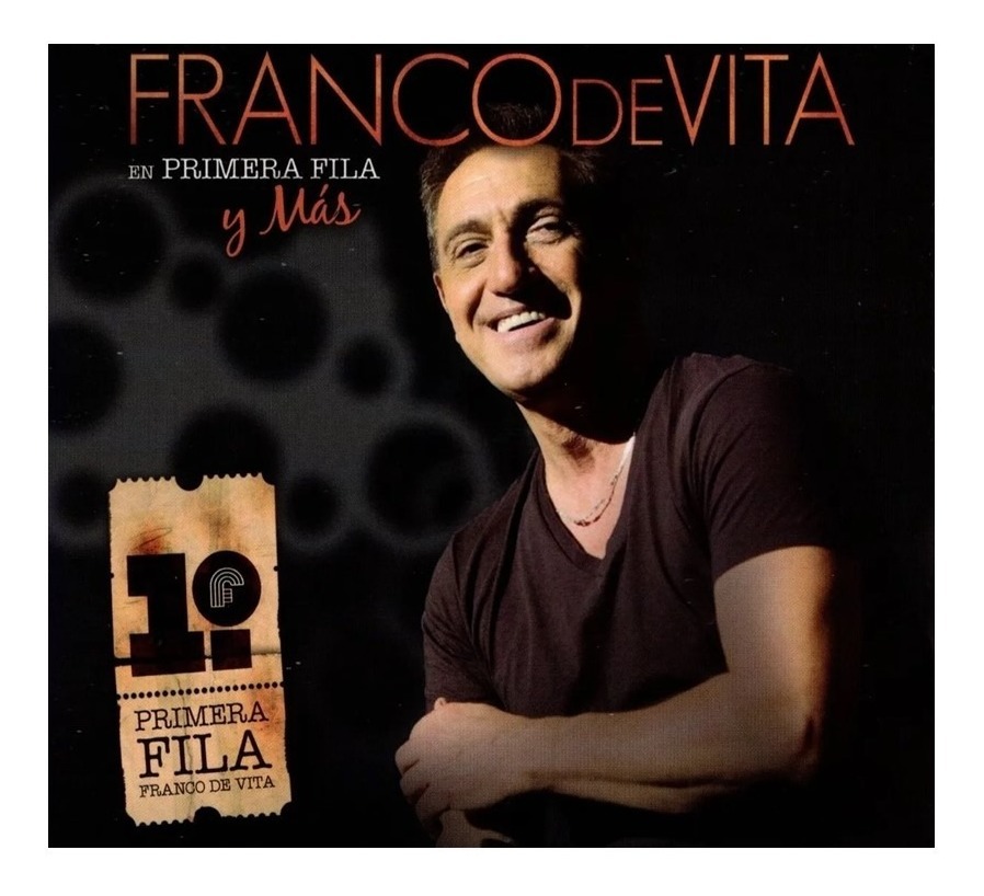 Franco De Vita En Primera Fila Y Mas 2 Discos Cd + Dvd Sony Music