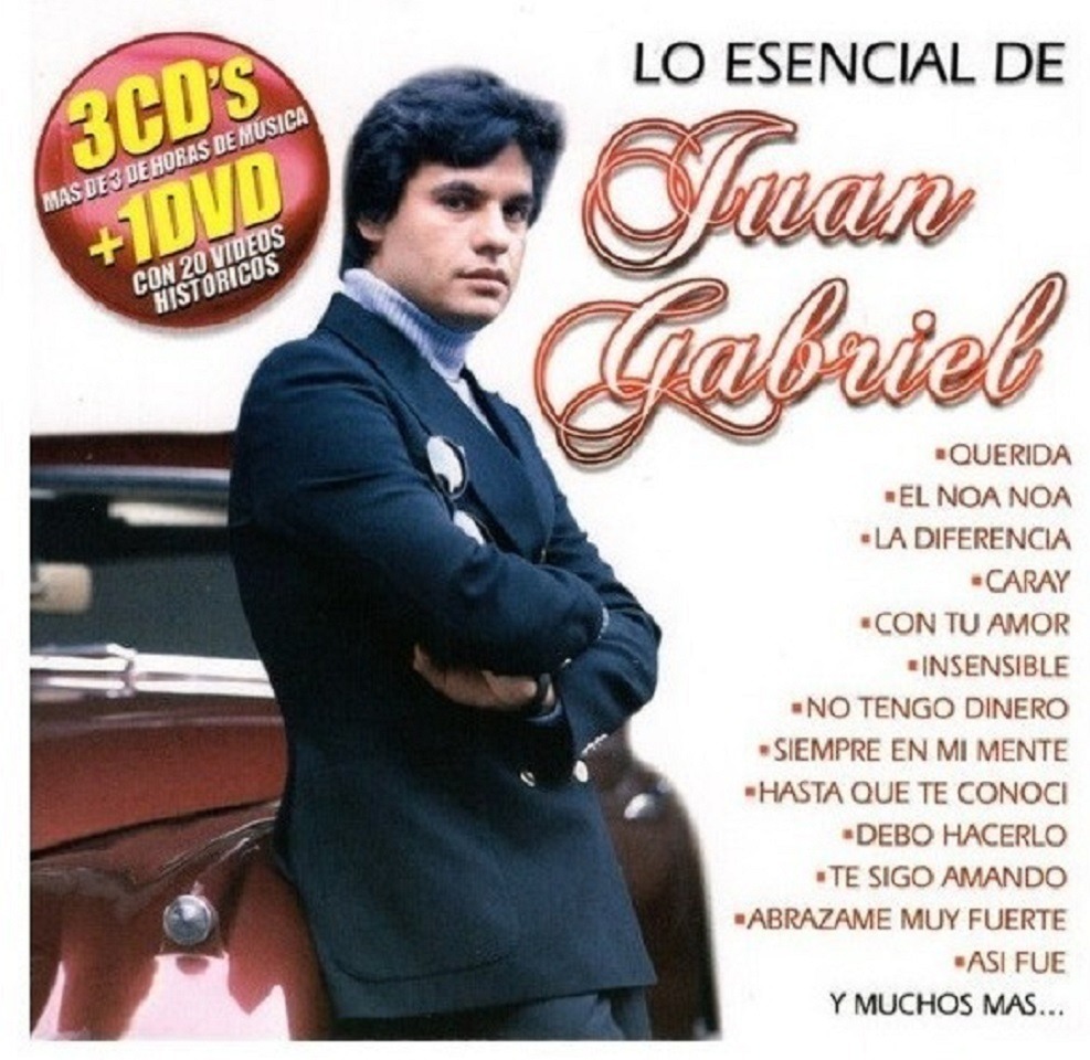 Juan Gabriel Lo Esencial De Juan Gabriel - Boxset 3 Cd 's + Dvd Sony Music