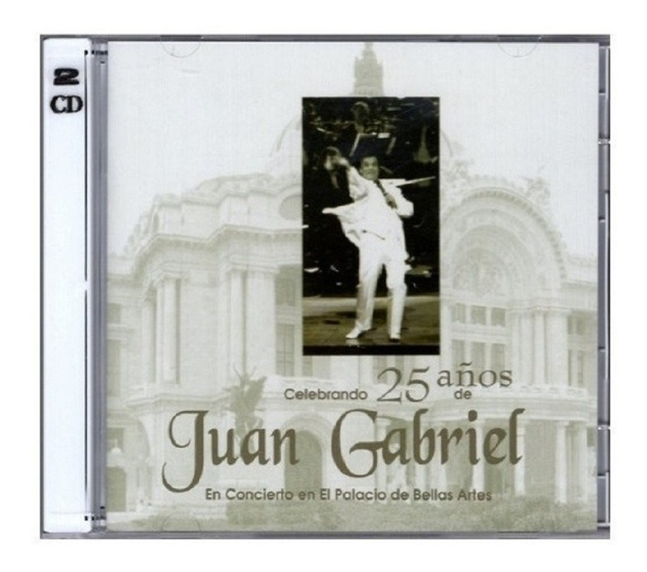 Foto 2 pulgar | 2 CDs Sony Music Juan Gabriel Celebración 25 Años En Bellas Artes