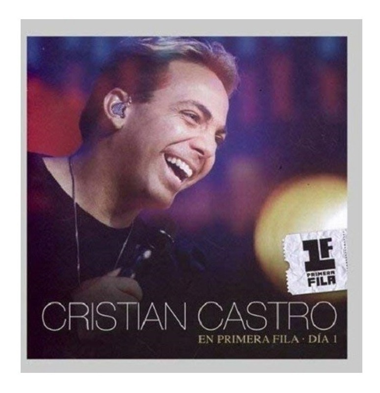 Disco CD más DVD Sony Music En Primera Fila Dia 1 Uno de Cristian Castro