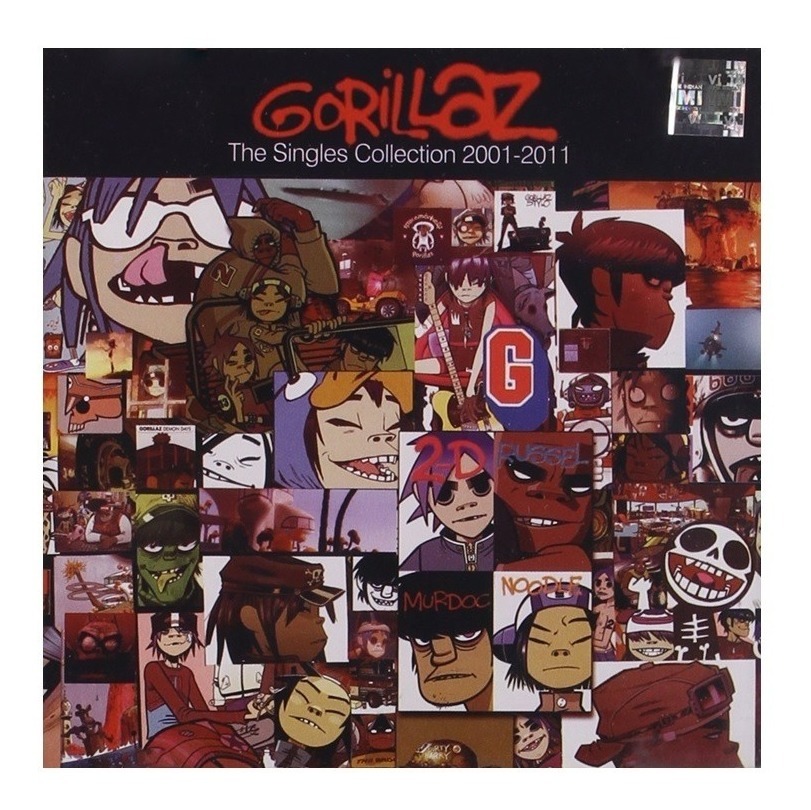 Foto 2 pulgar | Disco CD Warner Music The Singles Collection 2001 2011 de Gorillaz