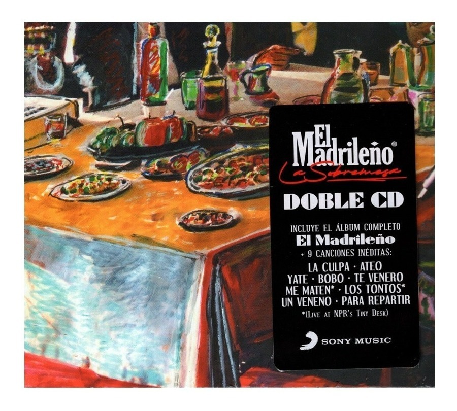Foto 2 pulgar | Doble 2 CD Sony Music El Madrileño La Sobremesa de C Tangana Digipack