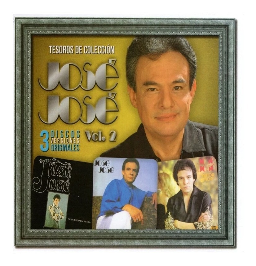 Foto 2 pulgar | 3 Cd  José José Tesoros de Colección Vol 3