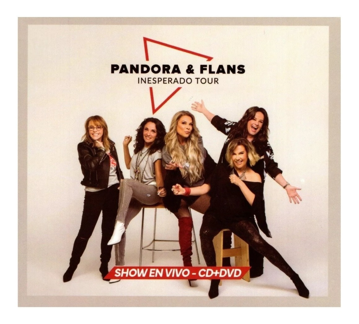 2 Cd y Dvd Pandora & Flans Inesperado Tour