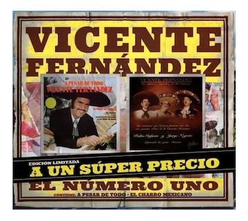 Foto 1 | 2 CDS Sony Music Vicente Fernández A Pesar de Todo + El Charro Mexicano