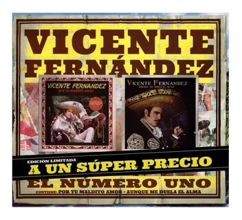 Foto 1 | 2 CDS Sony Music Vicente Fernández Por tu Maldito Amor & Aunque Duela Alma