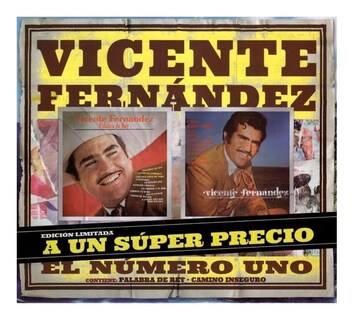 Foto 1 | 2 CDS Sony Music Vicente Fernández Palabra de Rey & Camino Inseguro