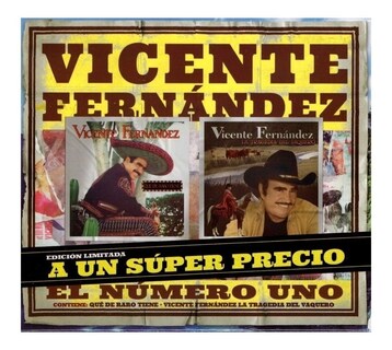 Foto 1 | 2 CD Vicente Fernández Qué de Raro Tiene + Tragedia del Vaquero
