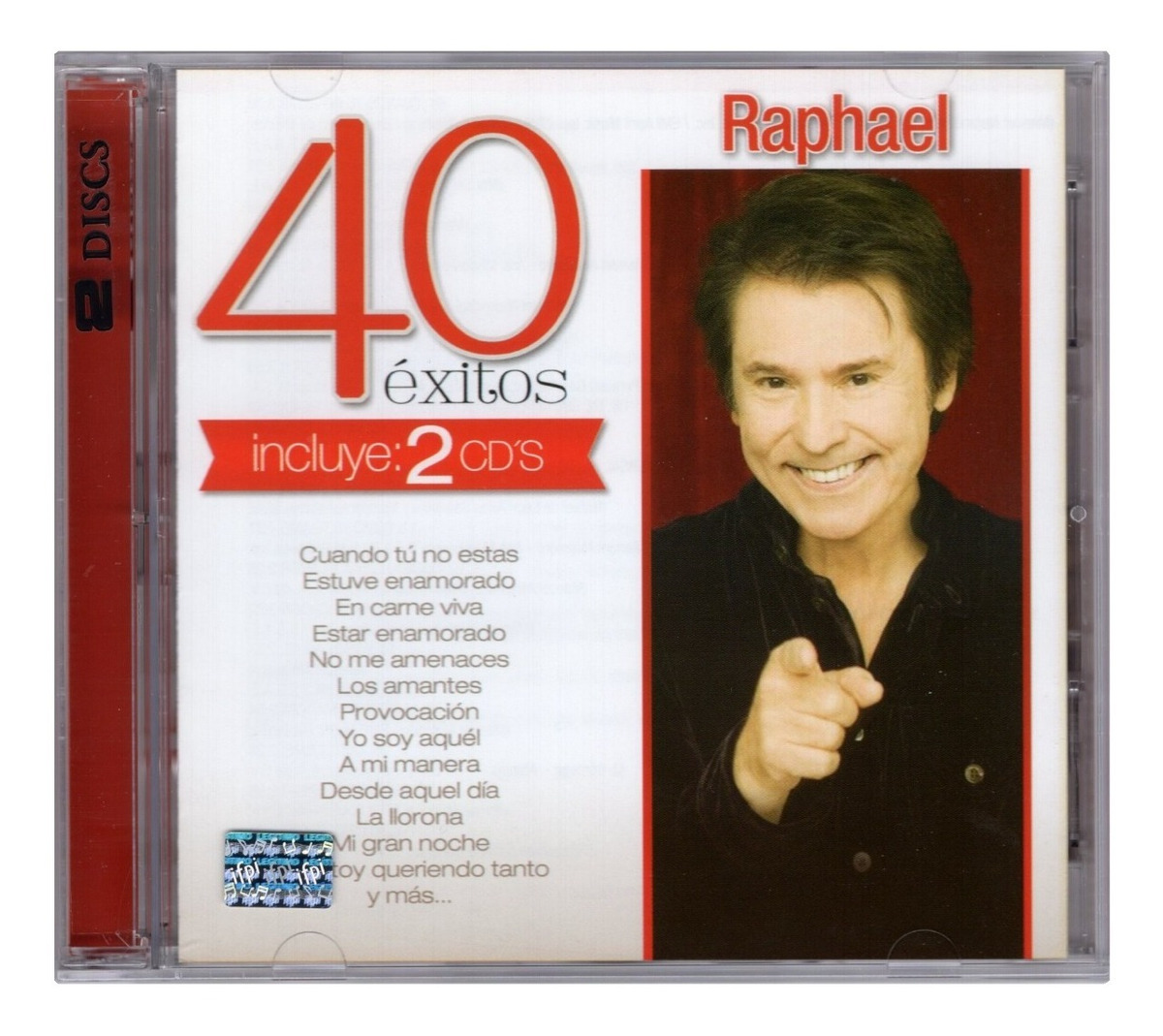 2 Discos  Raphael 40 Éxitos