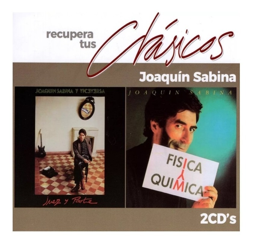 Foto 2 pulgar | 2 CD Sony Music Joaquín Sabina Recupera tus Clásicos