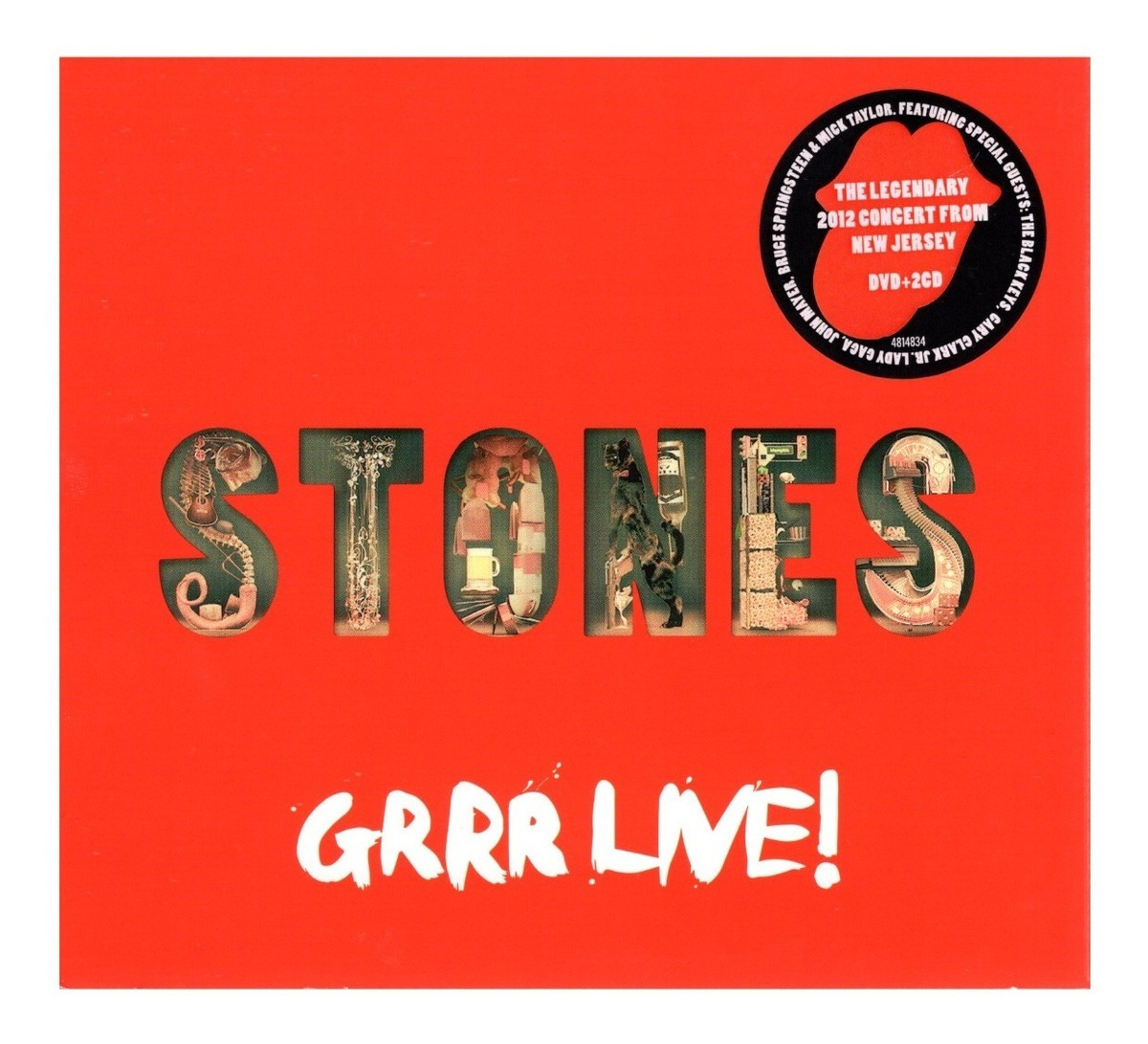 Foto 2 pulgar | 2 Discos Cd y Dvd The Rolling Stones Grrr Live