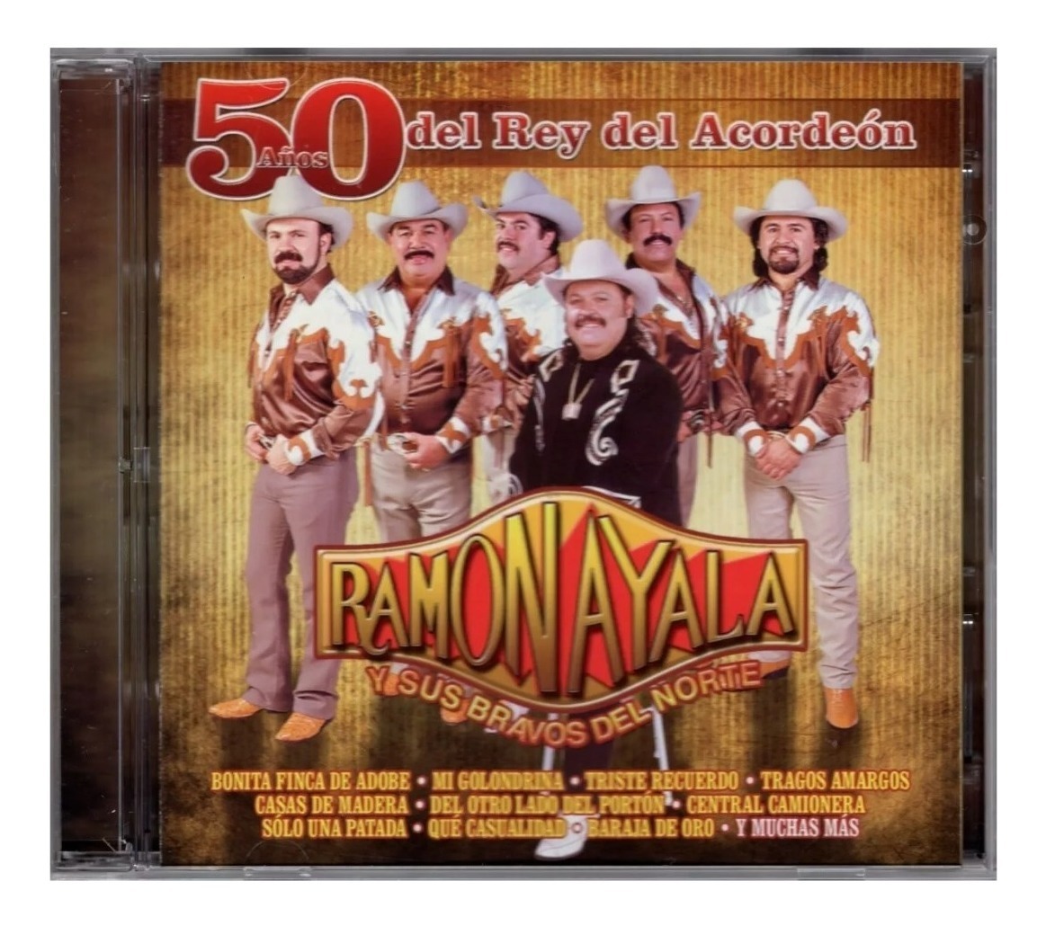 Foto 2 pulgar | Cd y Dvd Ramón Ayala y Sus Bravos 50 Años Rey del Acordeón