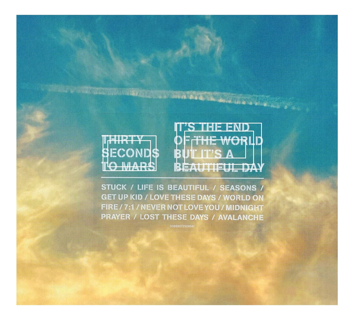 30 Seconds Mars Its End World But Beautiful Day Disco Cd