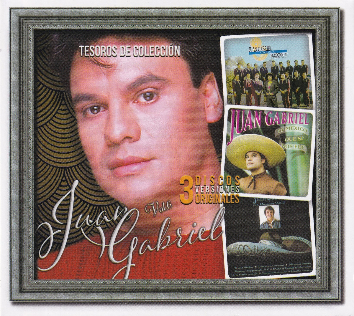 Foto 2 pulgar | Juan Gabriel Tesoros De Coleccion Vol 6 Box 3 Discos Cd