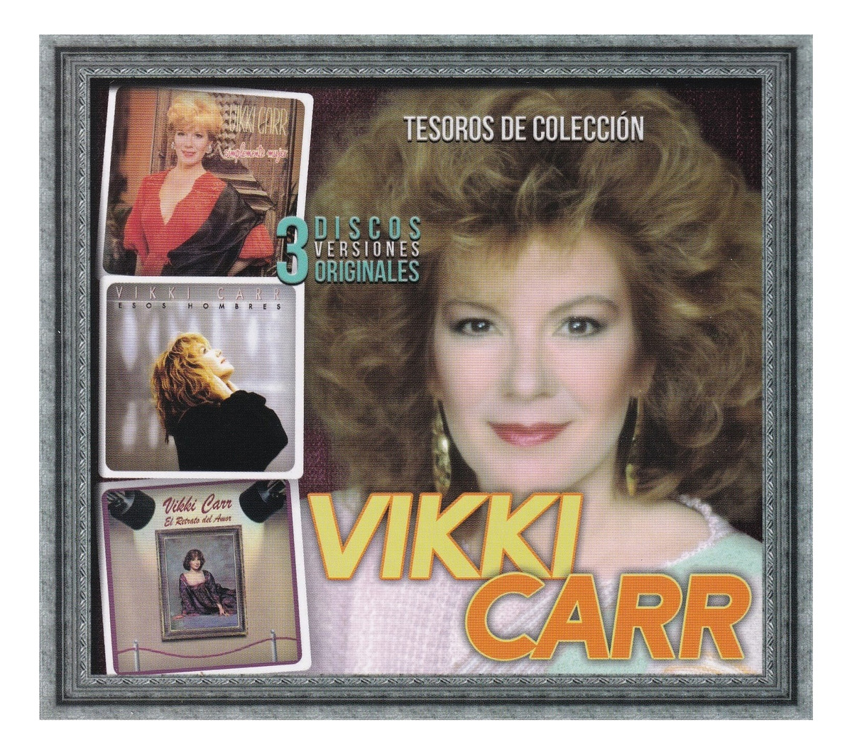 Foto 2 pulgar | Vikki Carr Tesoros De Coleccion Box 3 Discos Cd