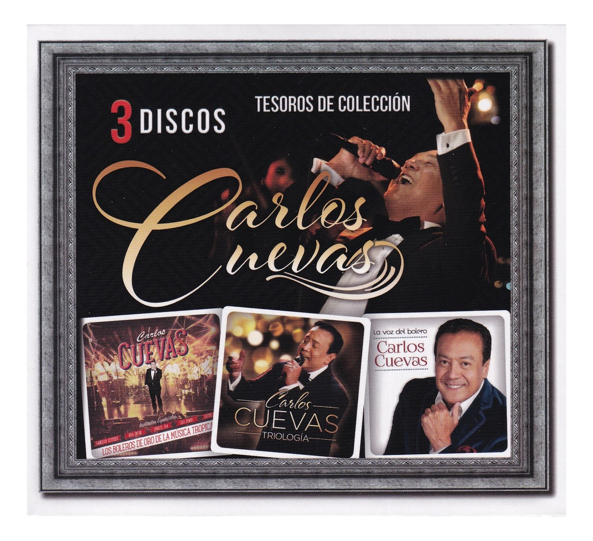 Foto 2 pulgar | Carlos Cuevas Tesoros De Coleccion 3 Discos Cd