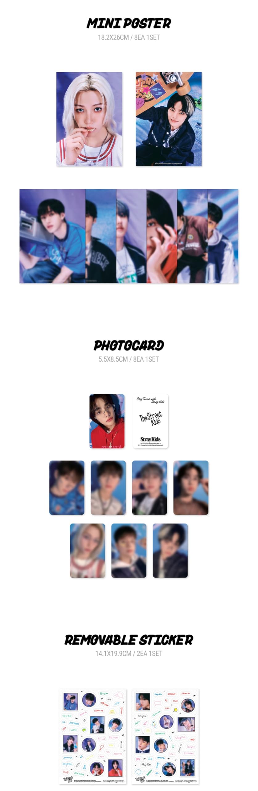 Foto 5 pulgar | Season's Greetings Stray Kids 2025 The Street Kids +set de Tarjetas - Venta Internacional
