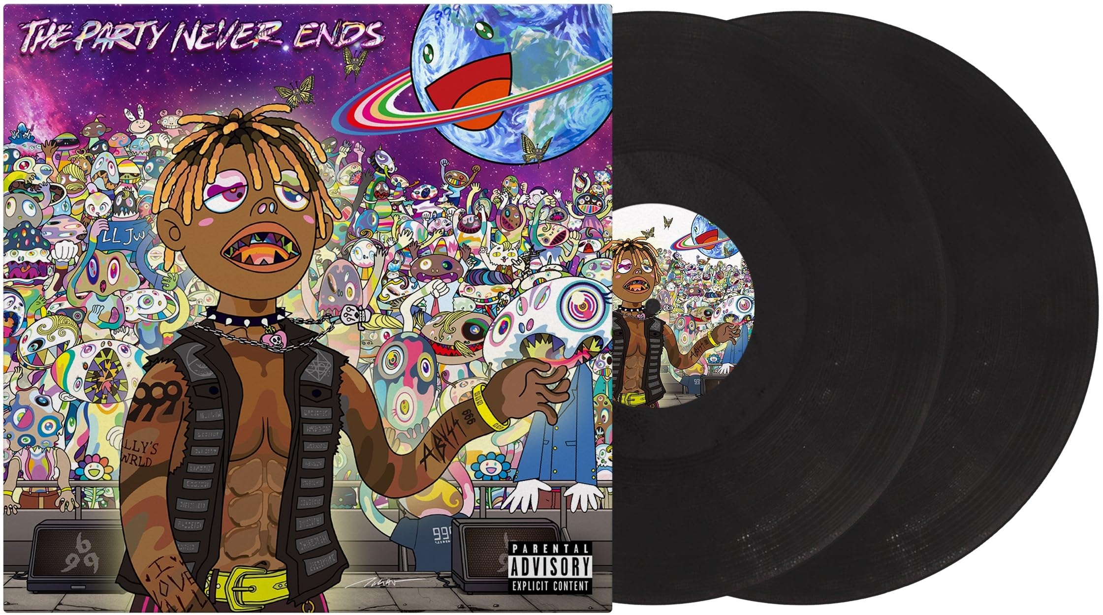 Foto 2 pulgar | Disco De Vinilo Interscope The Party Never Ends De Juice Wrld - Venta Internacional.